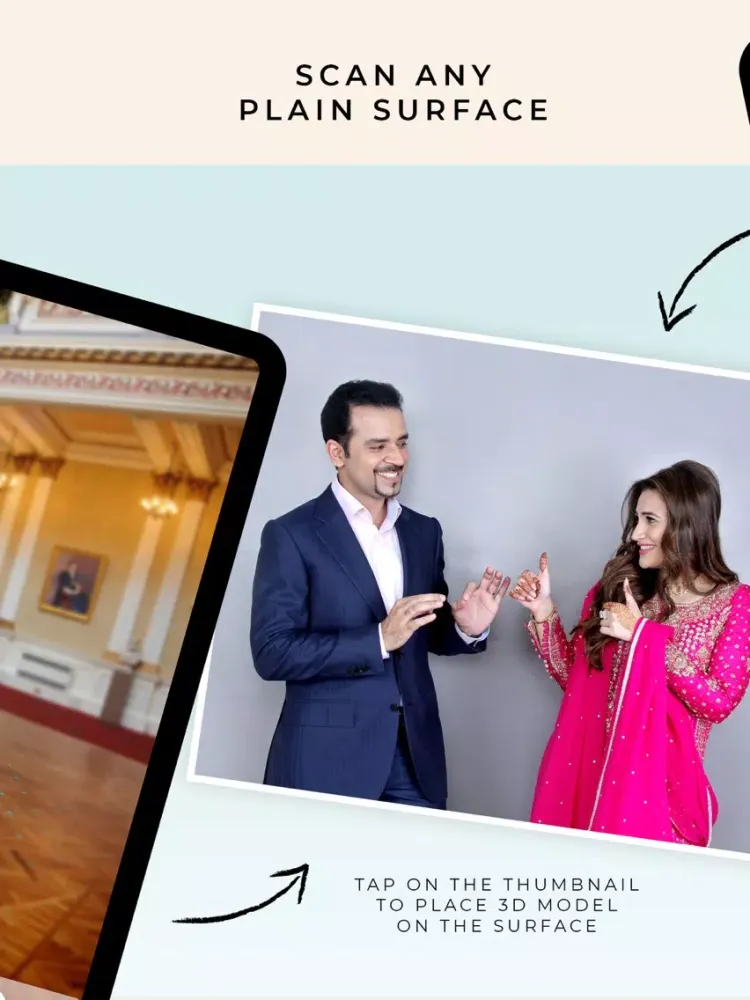 Wedding AR: Asad and Eman iPad  Screenshots