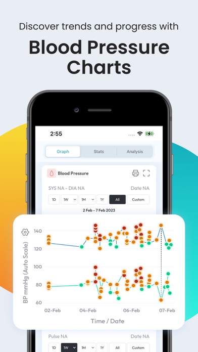 Скриншоты Blood Pressure App SmartBP