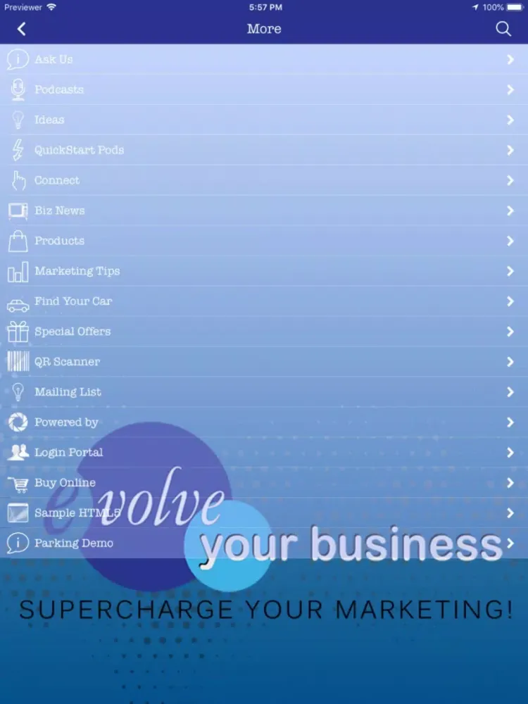 صور Evolve Your Business iPad 