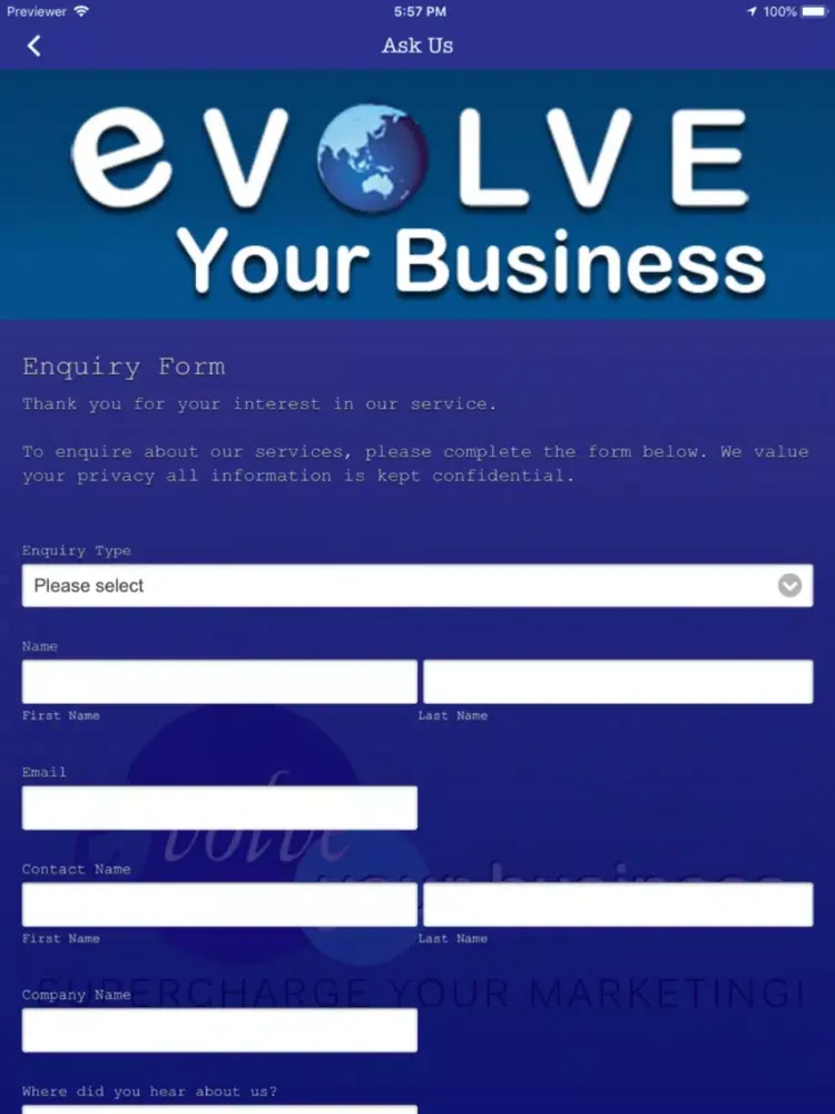 صور Evolve Your Business iPad 