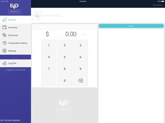 EVO Mobile – Sell on the Go iPad  スクリーンショット