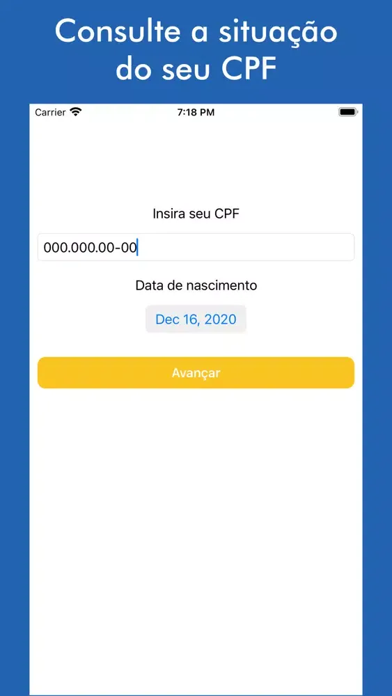 Consulta de CPF Online 2021 스크린샷