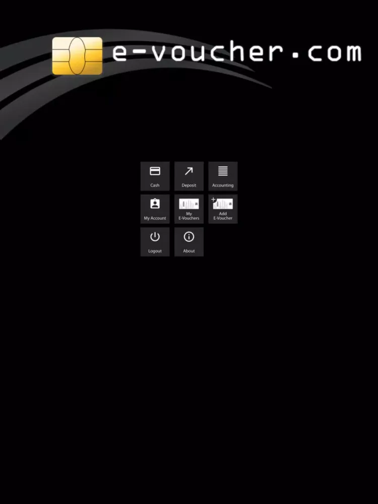 e-voucher iPad  Screenshots