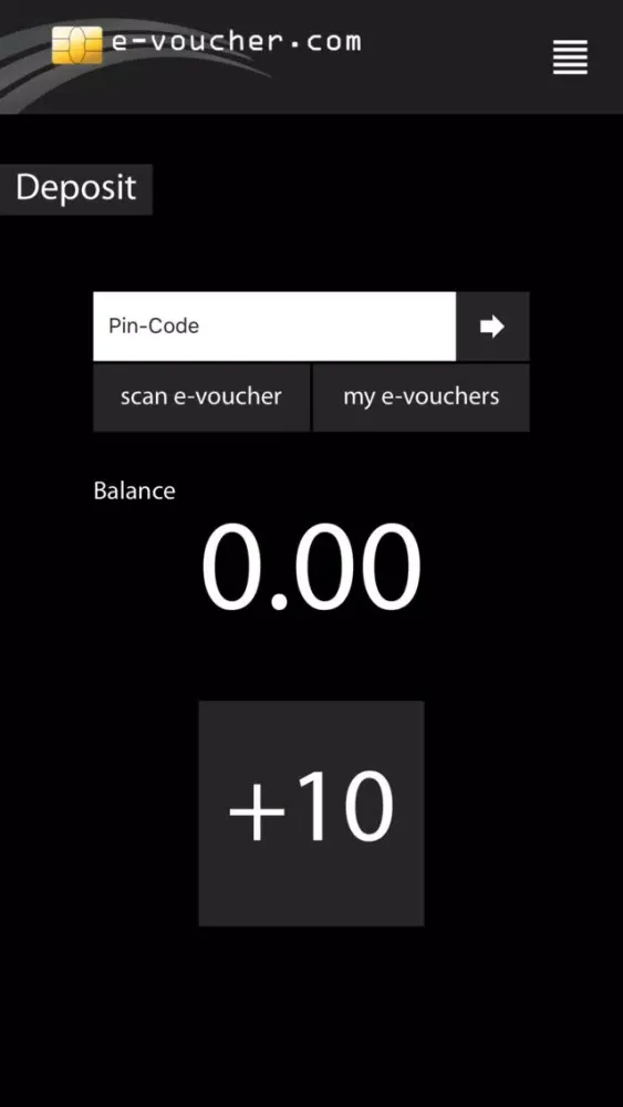 e-voucher Screenshots