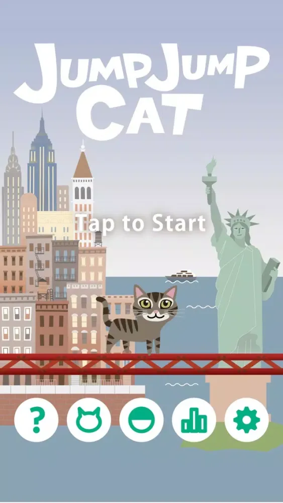 Captures d'écran de JumpJump Cat - Free Cat Game