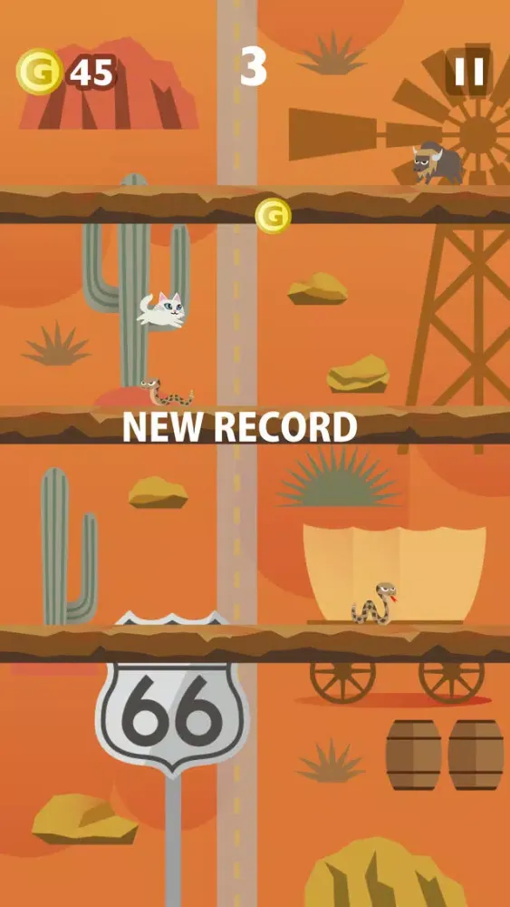 Captures d'écran de JumpJump Cat - Free Cat Game