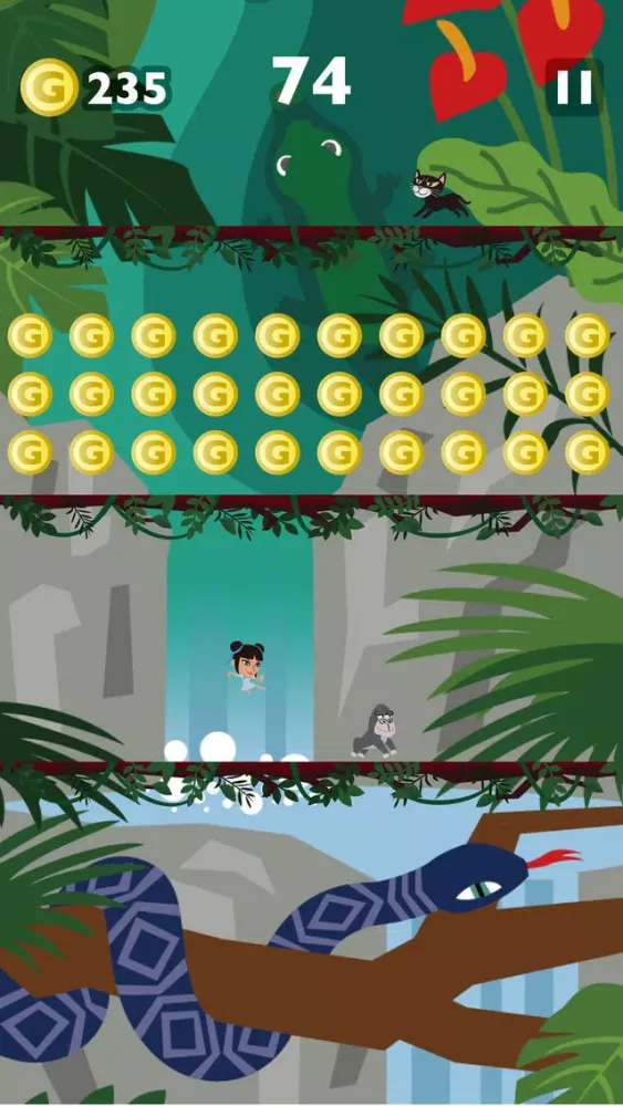 Captures d'écran de JumpJump Cat - Free Cat Game