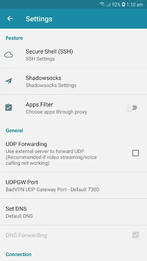 Capturas de pantalla de HTTP Injector Lite (SSH/Proxy)