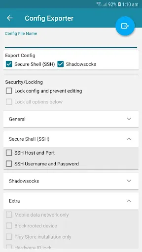 Capturas de pantalla de HTTP Injector Lite (SSH/Proxy)