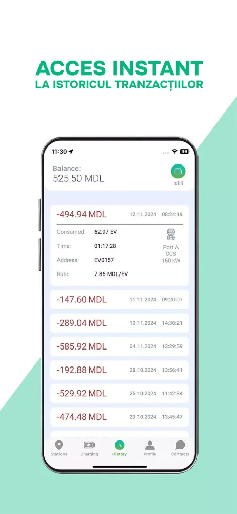 Capturas de pantalla de EV Point be charged