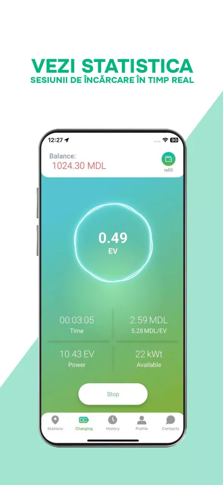 Capturas de pantalla de EV Point be charged