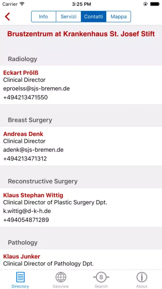 Скриншоты Breast Centres Network