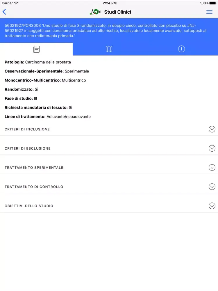 Studi Clinici iPad  스크린샷