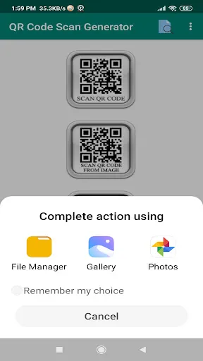 QR Code Scan Generator Screenshots