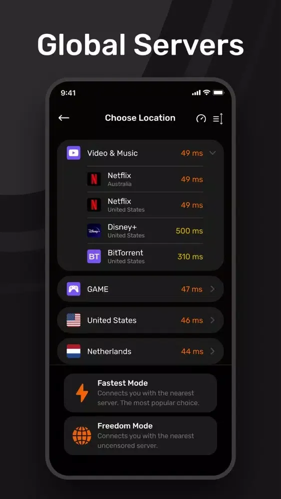 BABA YAGA VPN Screenshots
