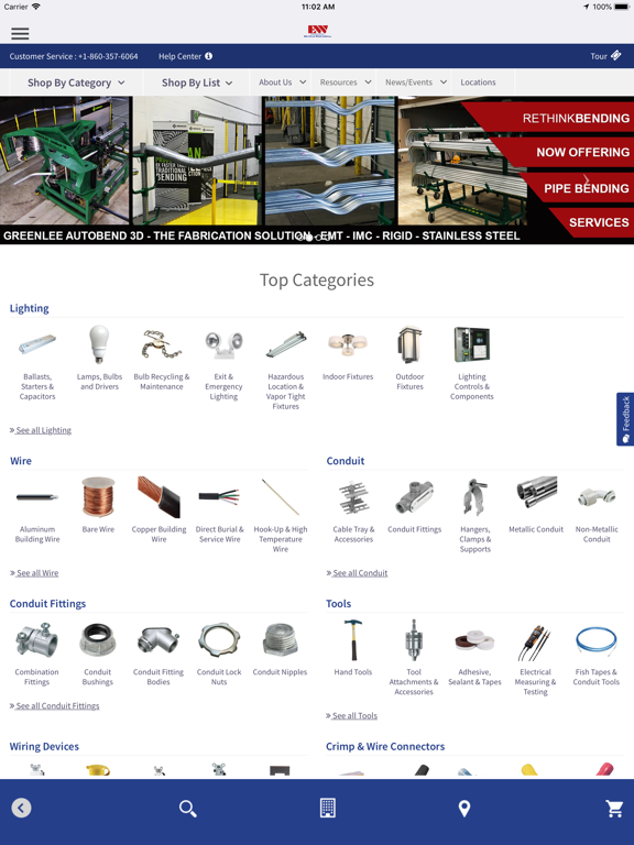 Screenshot di Electrical Wholesalers - CT iPad 