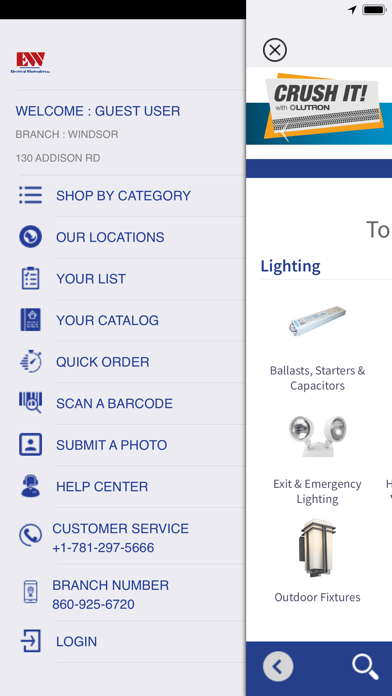 Screenshot di Electrical Wholesalers - CT