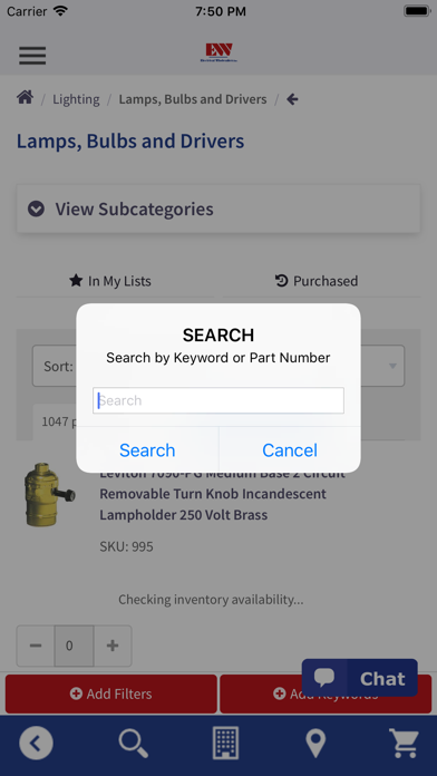 Screenshot di Electrical Wholesalers - CT