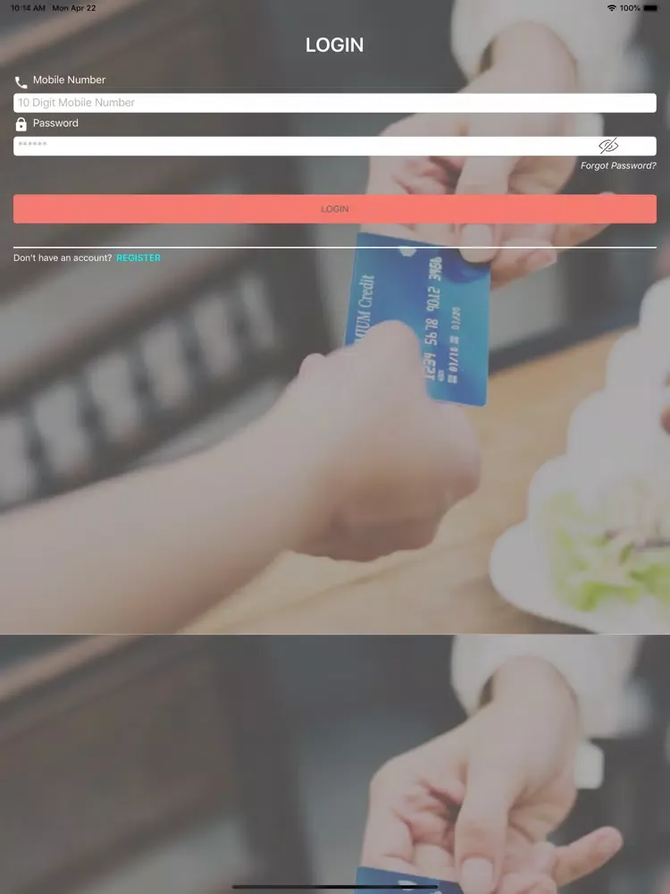 eWallet Merchant iPad 應用截圖