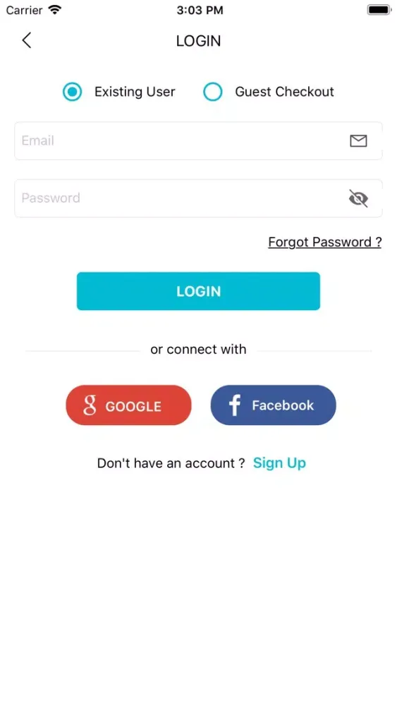 Tangkapan skrin Native Mobile app for Magento2