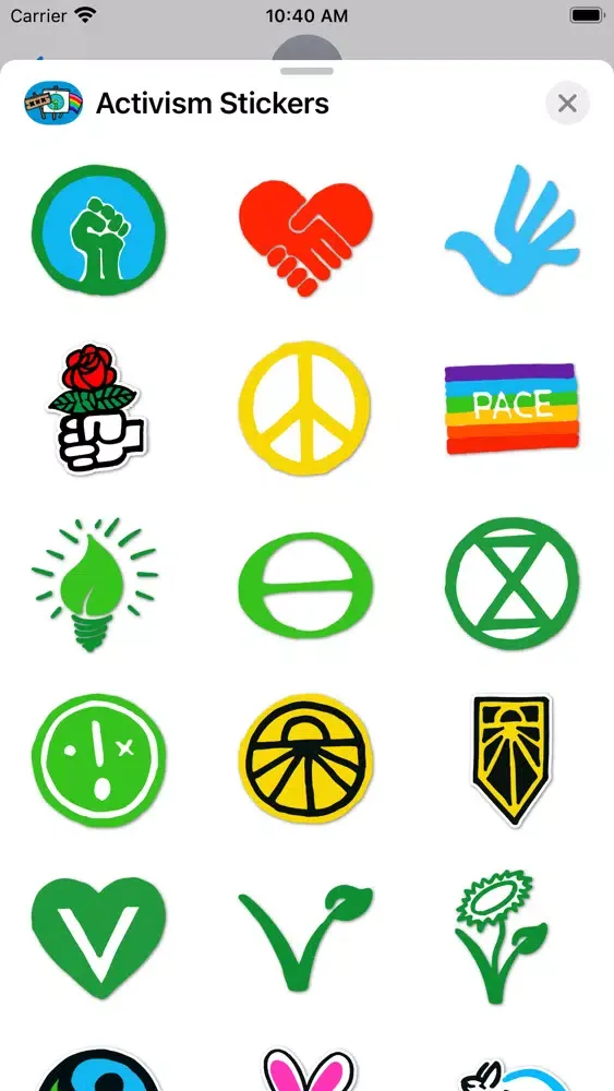 Скриншоты Activism Stickers