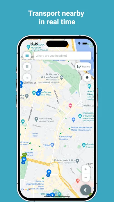 ภาพหน้าจอของ Eway public transport