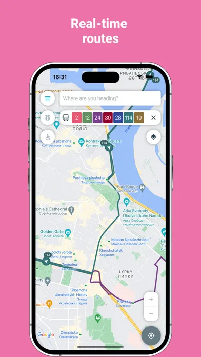 ภาพหน้าจอของ Eway public transport