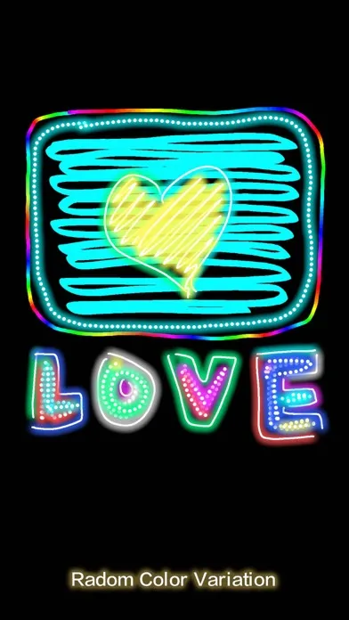 Capturas de tela do Doodle Glow