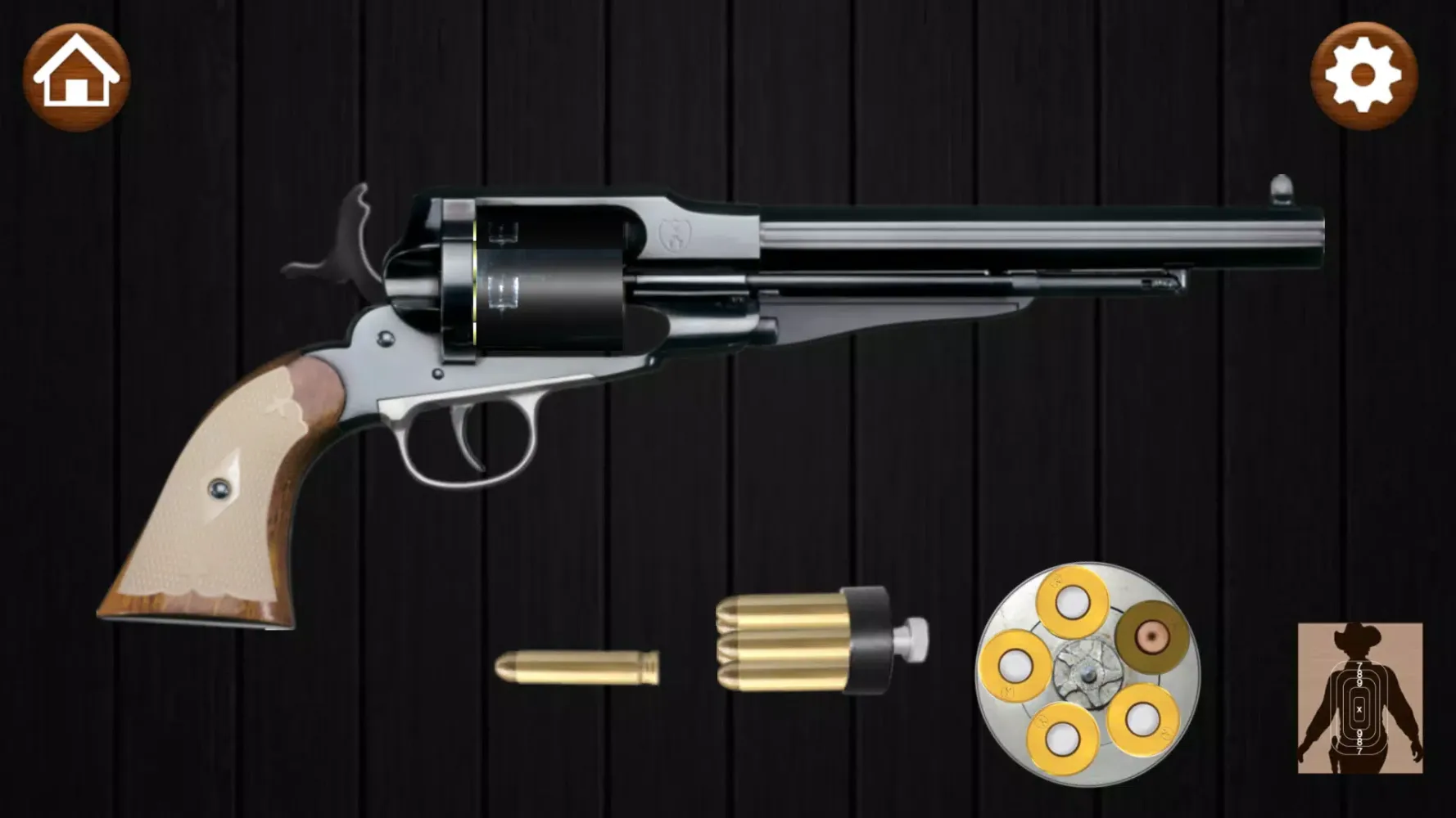 Capturas de tela do eWeapons Revolver Gun Sim Guns