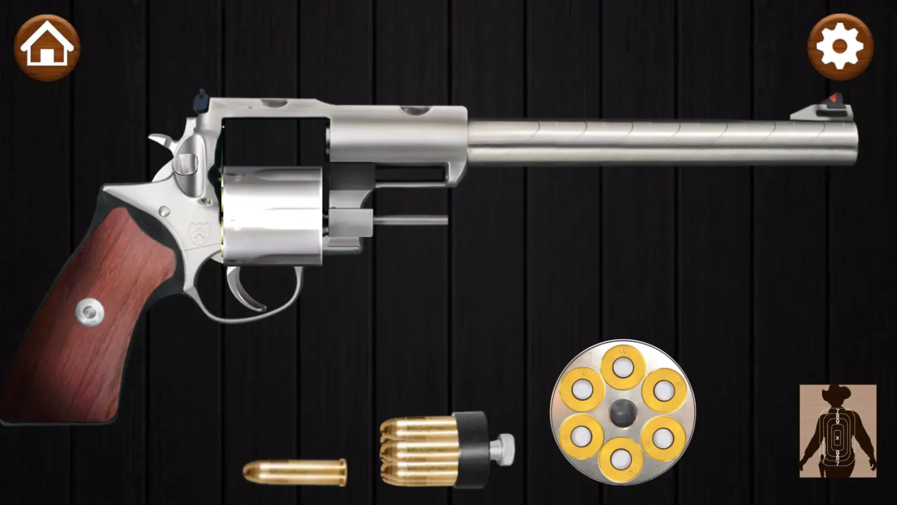 Capturas de tela do eWeapons Revolver Gun Sim Guns