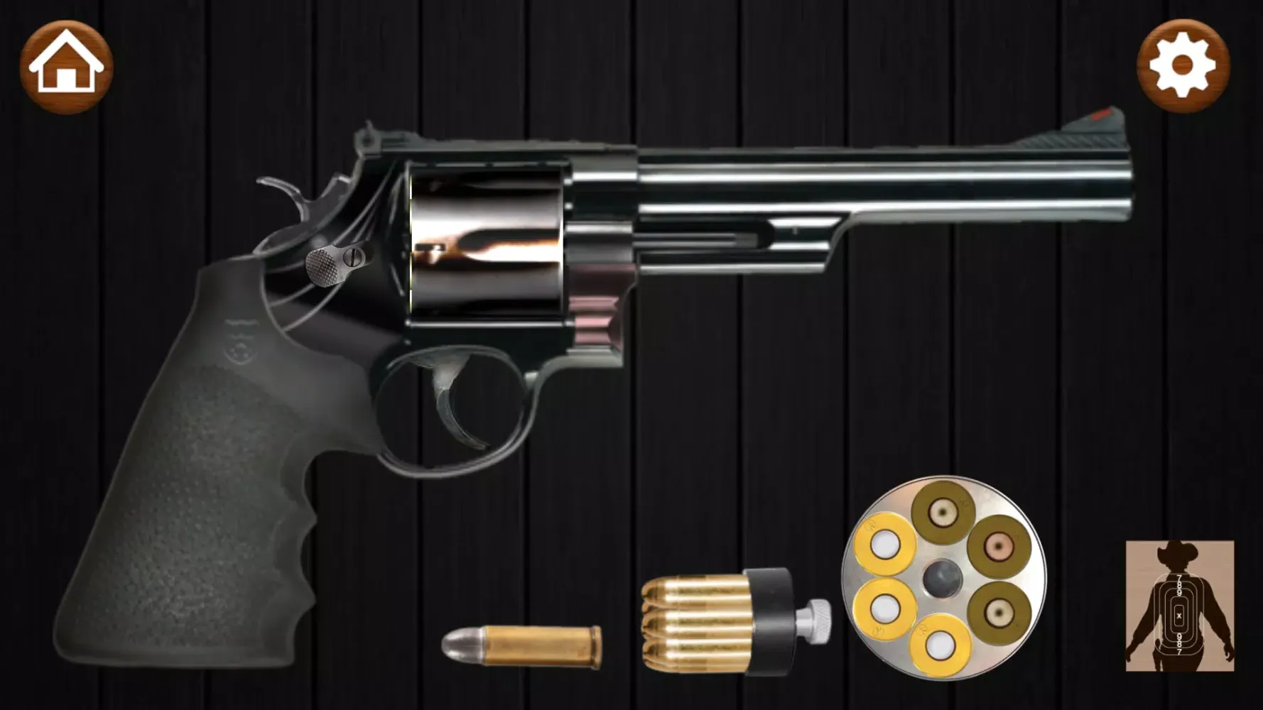 Capturas de tela do eWeapons Revolver Gun Sim Guns