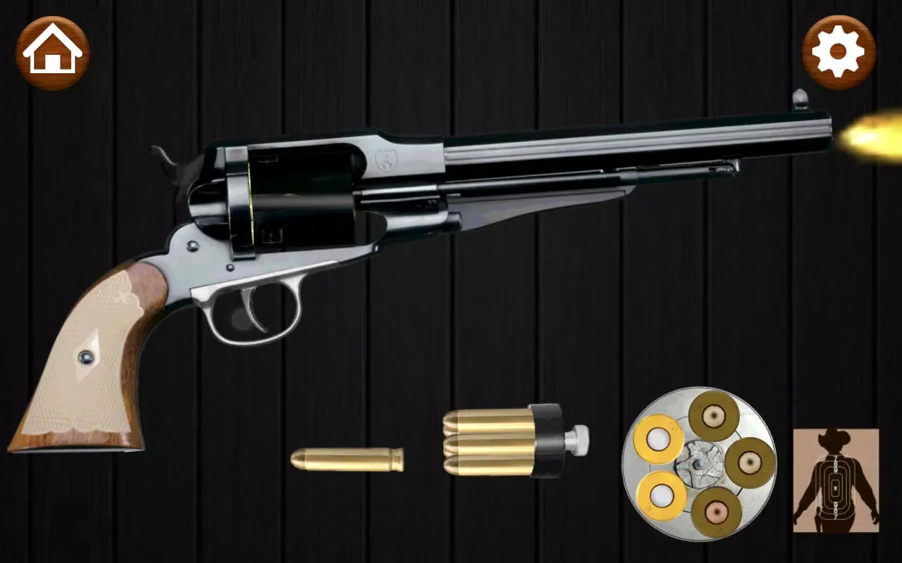 Capturas de tela do eWeapons Revolver Gun Sim Guns
