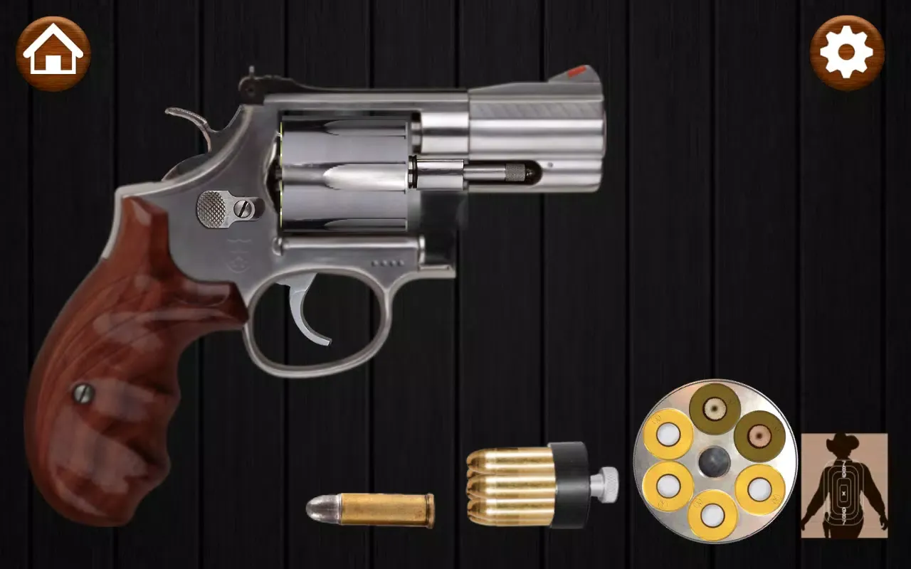 Capturas de tela do eWeapons Revolver Gun Sim Guns