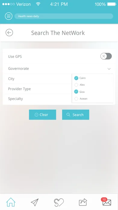 Ảnh chụp màn hình của Smart Care App