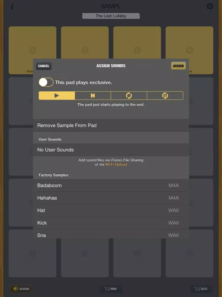 SAMPL iPad  Ekran Görüntüleri