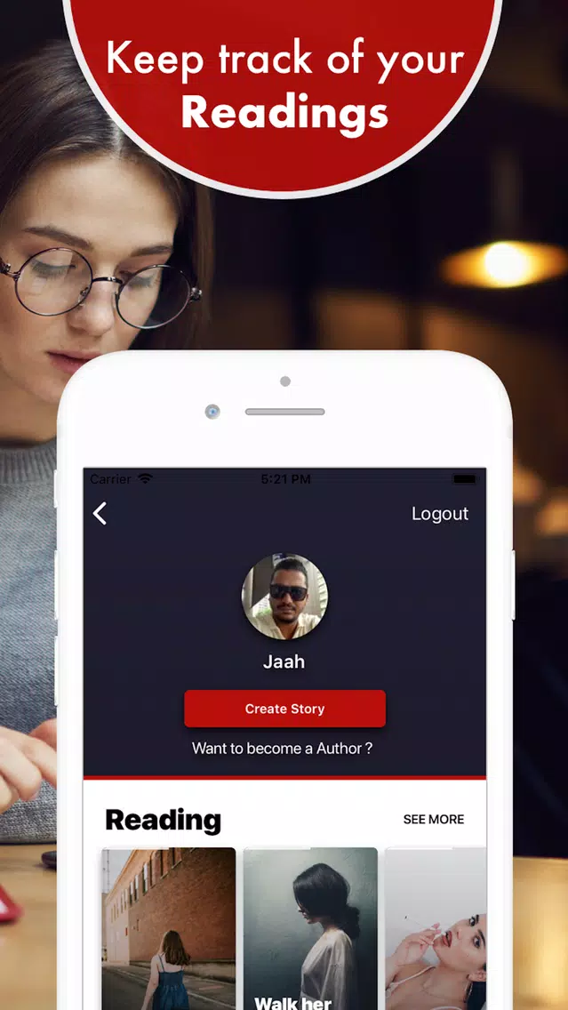 Tangkapan layar Addicted - Chat & Text Stories