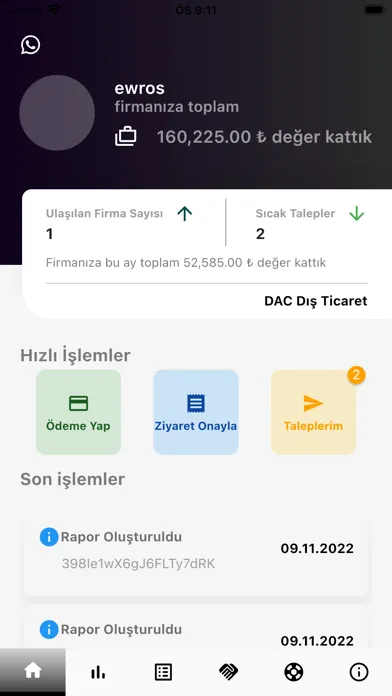 Ảnh chụp màn hình của Dac Danismanlik