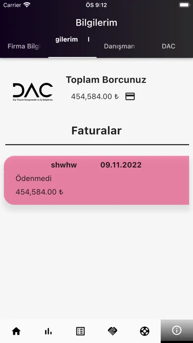 Ảnh chụp màn hình của Dac Danismanlik