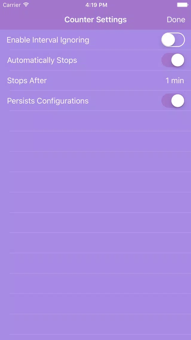 Capturas de tela do Taps - A Counter Management Tool
