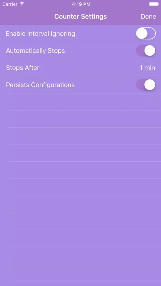 Taps - A Counter Management Tool スクリーンショット