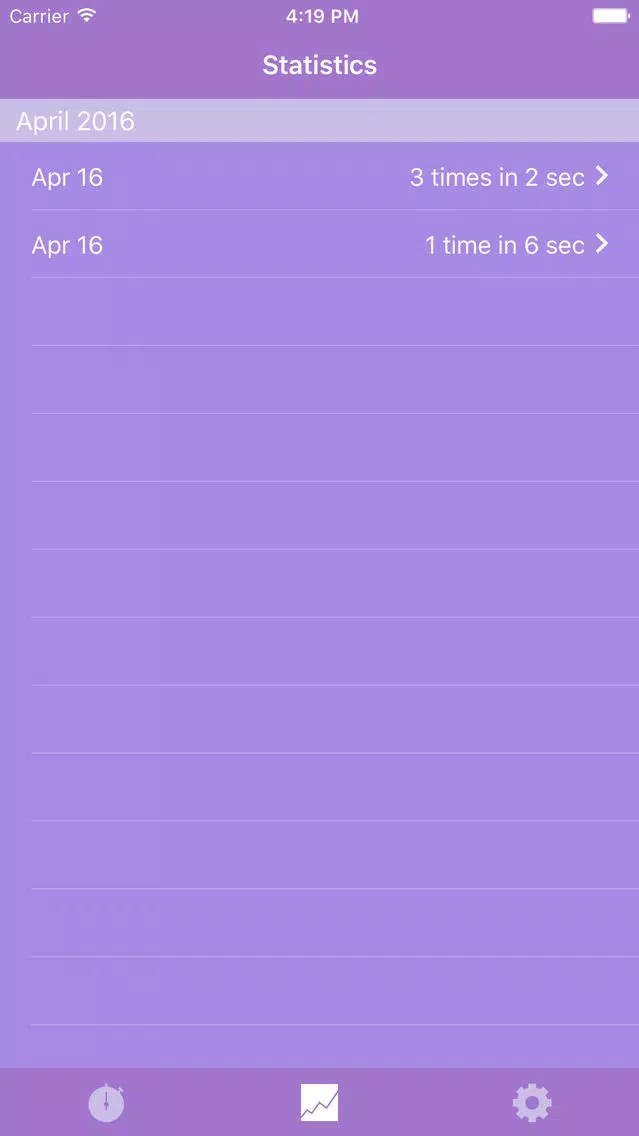 Capturas de tela do Taps - A Counter Management Tool