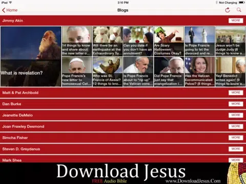 National Catholic Register iPad  Ekran Görüntüleri