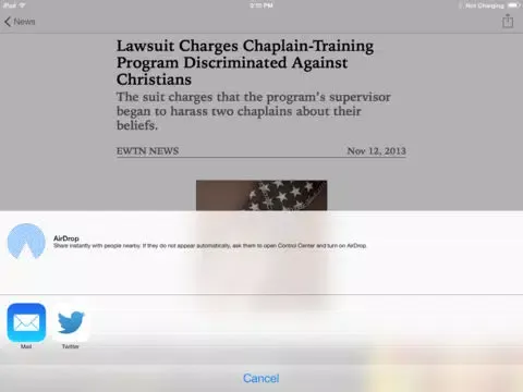 National Catholic Register iPad  Ekran Görüntüleri
