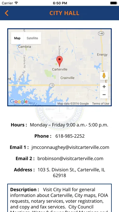 Carterville 311應用截圖