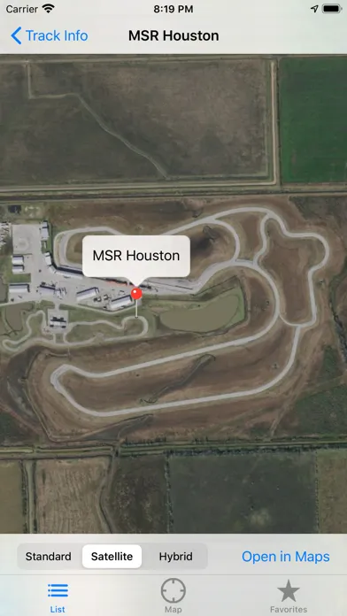 Tangkapan layar Texas Race Tracks
