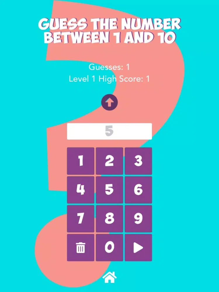 Guess The Number iPad  স্ক্রিনশট