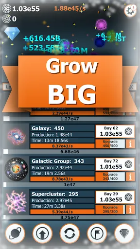 Idle Universe スクリーンショット