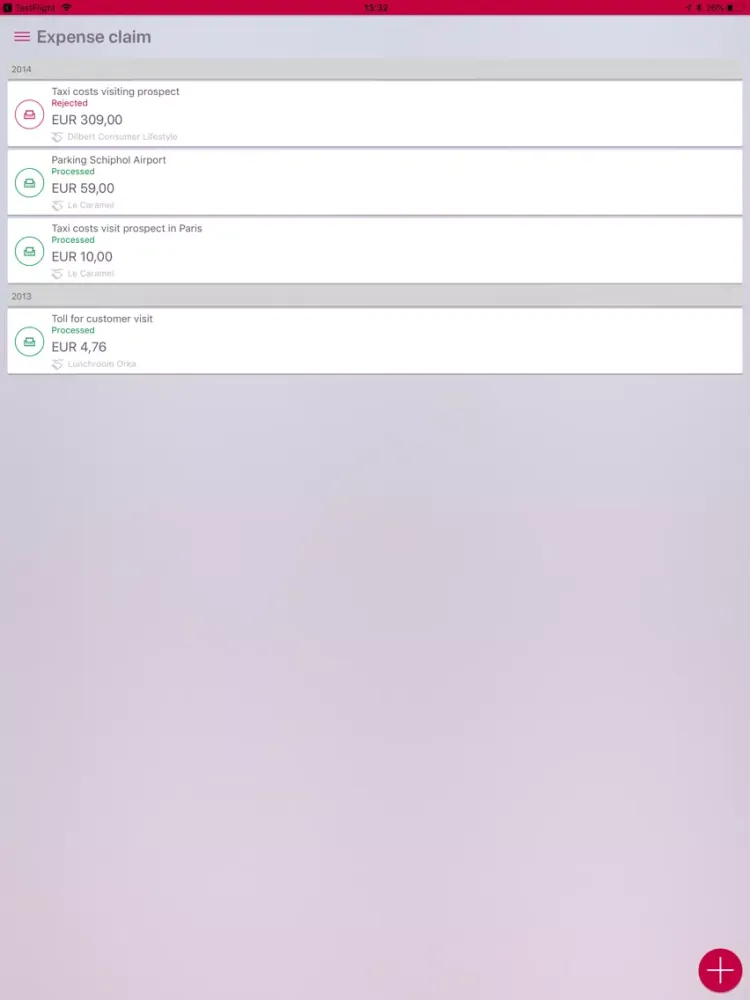 Exact Expenses iPad  스크린샷