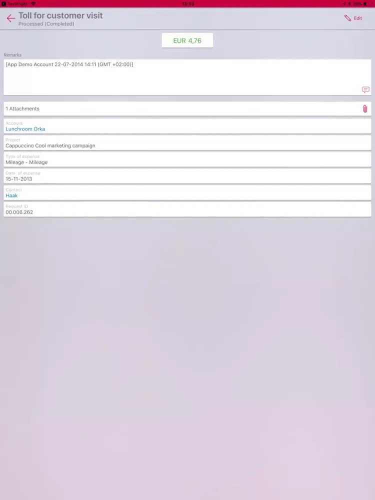 Exact Expenses iPad  스크린샷
