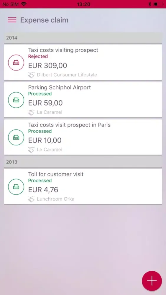 Exact Expenses 스크린샷